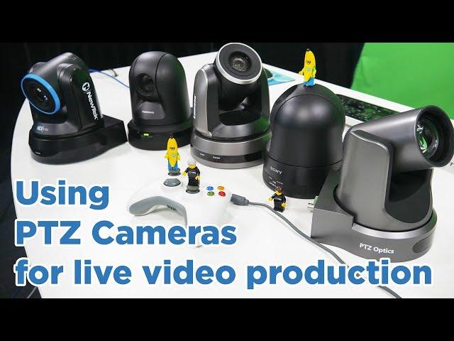 Using PTZ Cameras with vMix for your live productions and live streams.