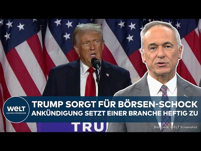 USA: Börsen-Beben! Heikle Personalie von Trump sorgt für Schock in einer Branche!