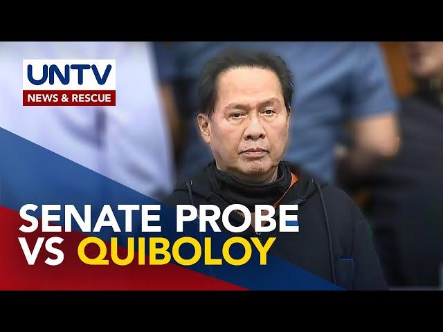 Apollo Quiboloy, humarap na sa pagdinig ng Senado; 5 co-accused at witness, dumating din