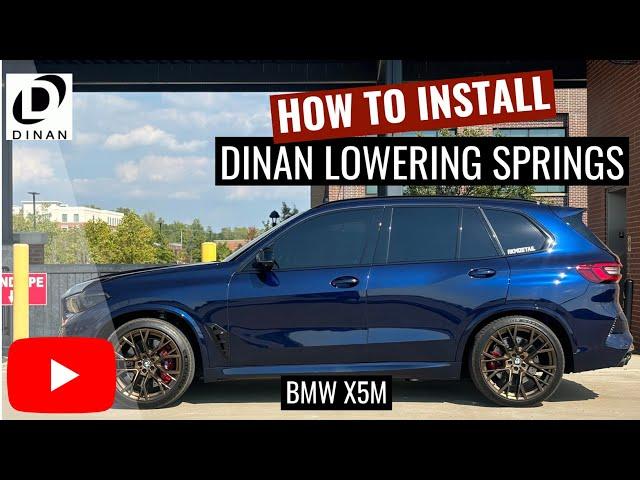 How to install Dinan Lowering Springs | BMW X5M