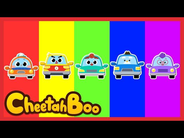 We are the car family Fun car songs | Nursery rhymes | Kids song | #Cheetahboo