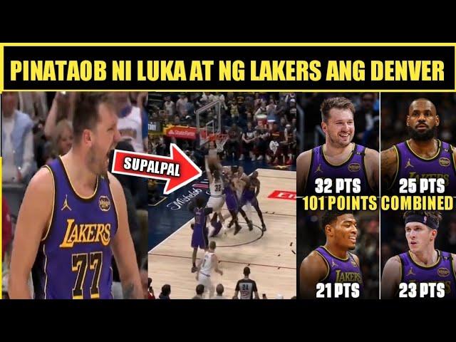 4 players ng Lakers UMISKOR ng 101 Points! Grabe ang GIGIL ni Luka Magic!