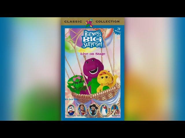 Barney's Big Surprise! Live on Stage [1998] - 1998 VHS Release