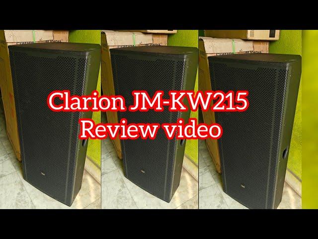 Clarion JM-KW215 Review video #clarion