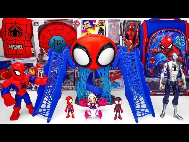 Marvel Spiderman Toys Unboxing Review | Spider Man Shield | Spidey & His Amazing Friends Webquarters
