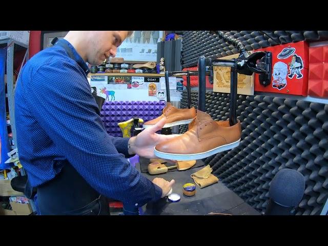 TRUCKLOADS of Sweet Santoni Sneakers action | ASMR Shoe Shine