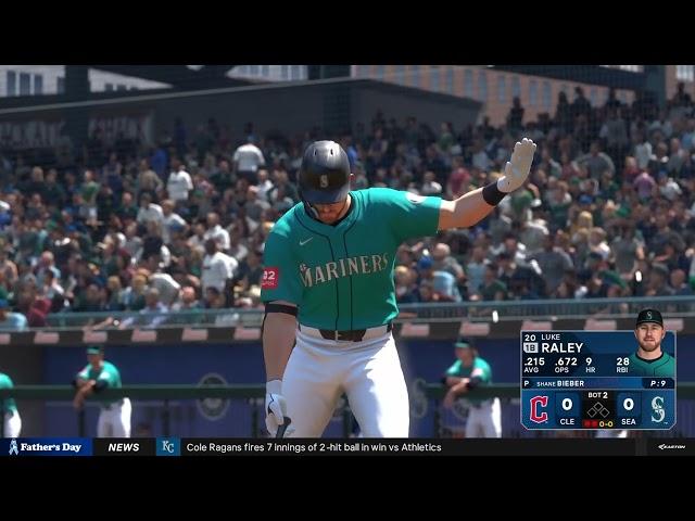 MLB The Show 25 Gameplay: Cleveland Guardians vs Seattle Mariners - (PS5) [4K60FPS]