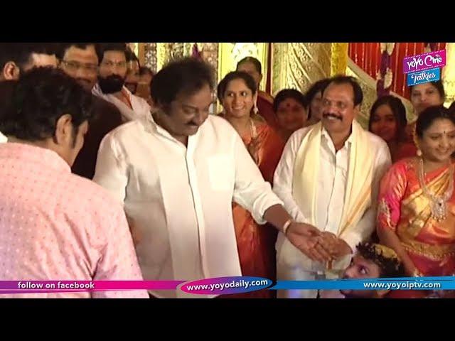 VV Vinayak at Bandla Ganesh Daughter Marriage || YOYO Cine Talkies