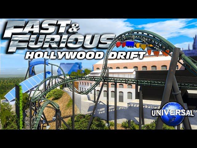 FAST & FURIOUS DRIFTING COASTER - Universal Hollywood 2026 - POV