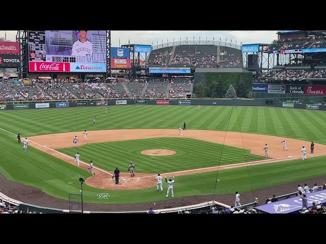 Ryan Ritter extends hitting streak with two-out single to lead Colorado Rockies comeback against SF