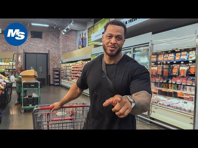 Powerlifter Grocery Shopping | Muscle Building Foods Ft. Jamal Browner