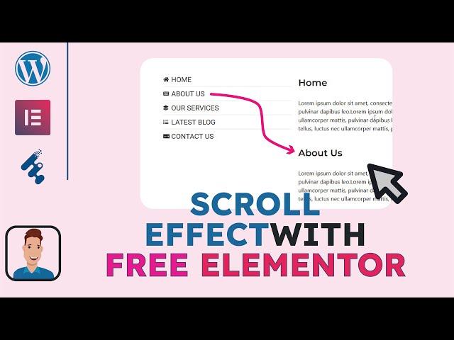 Elementor Anchor Link For Menu Item - Elementor Anchor Menu - Elementor Tutorial