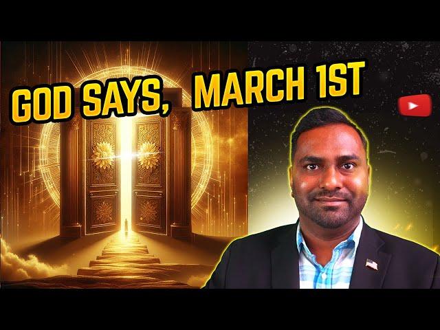 God Says, Don't Miss The Unusual Wealth Transfer in the March // Prophetic Word!