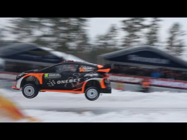 Mads Østberg: WRC Rally Sweden longest jump 44 METERS!