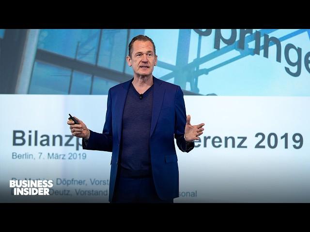 Axel Springer CEO Talks Trade, Trump, AI, And The Future Of Media | Business Insider