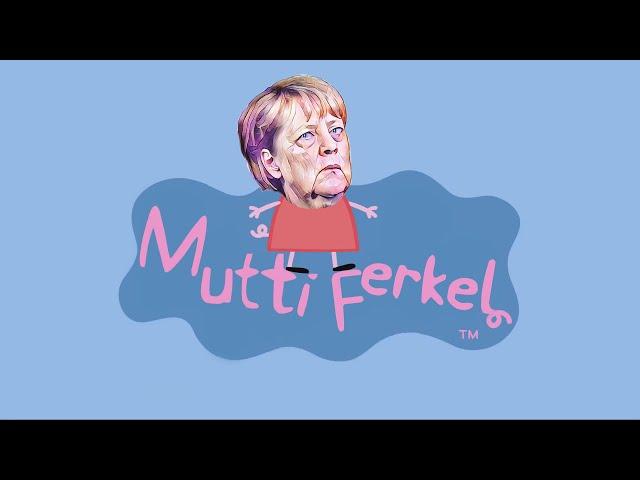 small peppa pig poop about german government party CDU