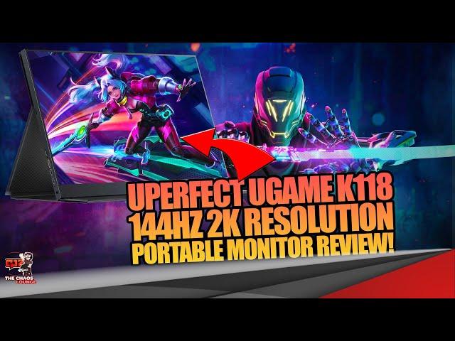 UPERFECT UGAME K118 144hz 2K! Best Portable Gaming Monitor 2023 | Gaming Monitor Review