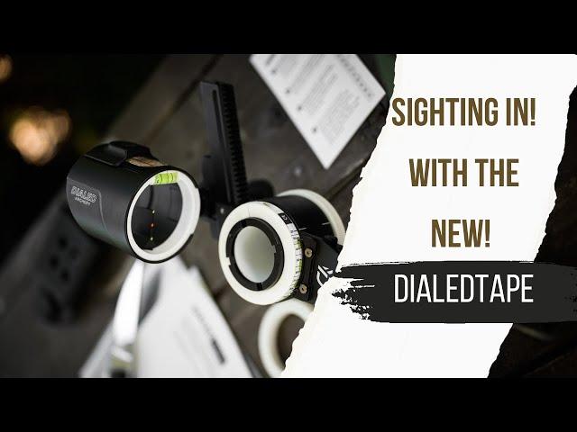 Sighting in w/ NEW! @dialedarchery Tape Builder