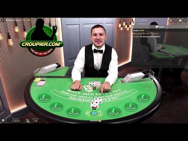 Online Blackjack Dealer Laughing at My Bad Luck! Mr Green Live Casino!