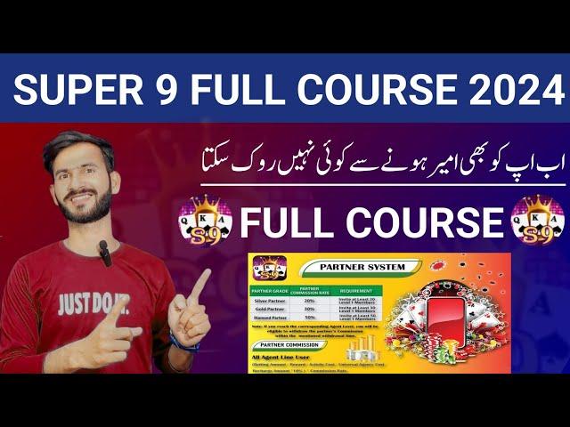 Super 9 App Complete Course With Full Details || 2024 S9 App Complete Tutorial