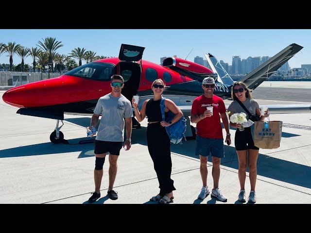 Private Jet Flight Vlog! San Diego to Sacramento in the Cirrus Vision Jet!