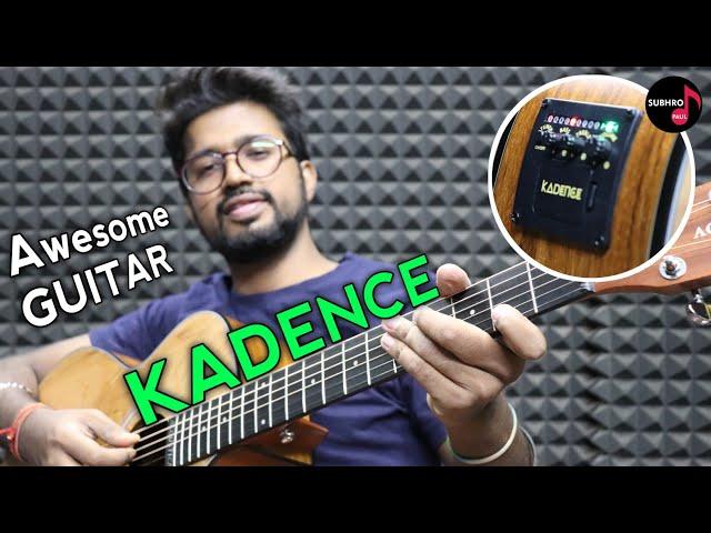 Best Guitar For Beginners | Kadence Guitar A06EQ Unboxing, Review, Sound Test | Semi Acoustic Guitar