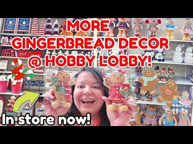 CODE GINGY! I found GINGERBREAD CHRISTMASDECOR @ HOBBY LOBBY! ALL NEW GINGERBREAD DECOR SNEAK PEEK!