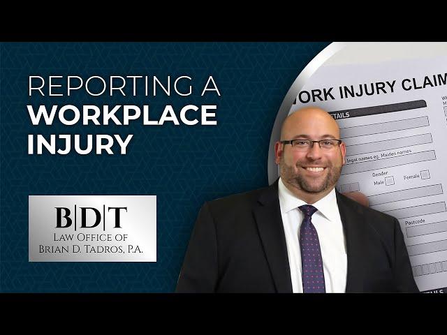 Reporting A Workplace Injury - Timeline and Tips