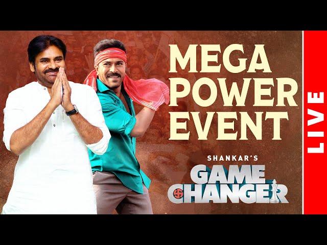 Game Changer Mega Power Event LIVE | Ram Charan | Kiara Advani | Shankar | Thaman | Dil Raju