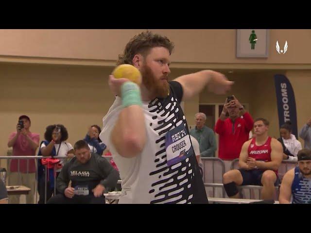 2024 USATF Indoor Championships | Men's Shot Put | Ryan Crouser 4th Round