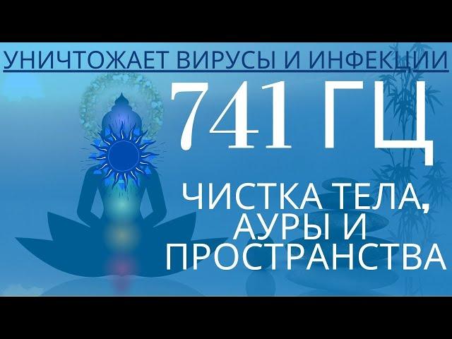 741 Гц. 5-я чакра.  Эта частота очищает клетки от инфекций, вирусов, грибков.