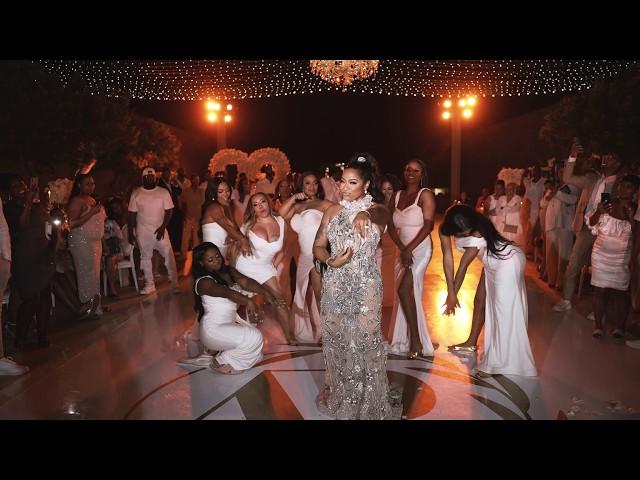 Toya Johnson Dancing with her Bridesmaids for her husband Red Rushing | JW Marriott Los Cabos Mexico