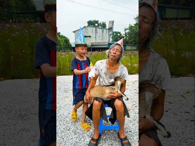 Birthday surprise from Twins Gone Totally Wrong! with the goat 