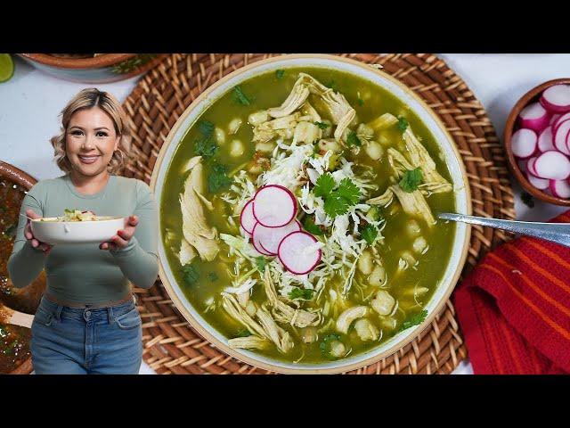 The GREEN CHICKEN POZOLE Everyone Loves! | Pozole Verde de Pollo