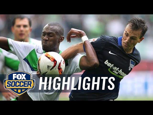 VfL Wolfsburg vs. Hertha Berlin - 2015–16 Bundesliga Highlights