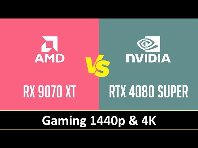 RX 9070 XT vs RTX 4080 SUPER