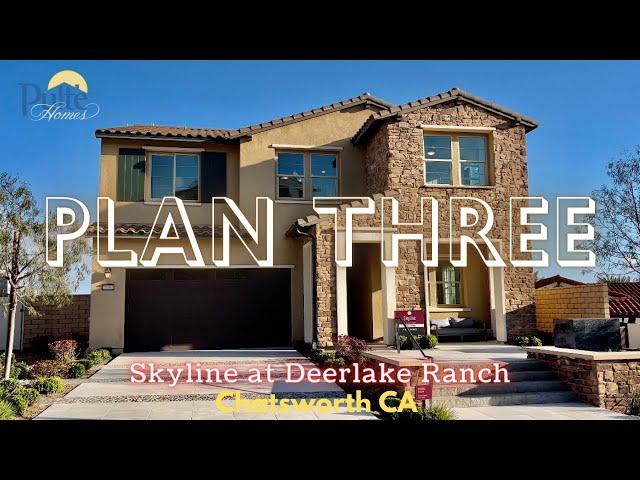 THE PLAN THREE | SKYLINE AT DEERLAKE RANCH | CHATSWORTH LOS ANGELES COUNTY CA