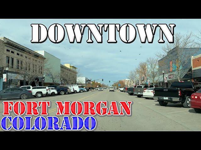 Fort Morgan - Colorado - 4K Downtown Drive