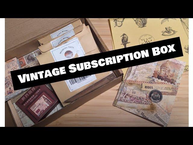 Your Creative Studio Box - OMG!! So Many Vintage Goodies, Ephemera, Stickers, Stamps & More!