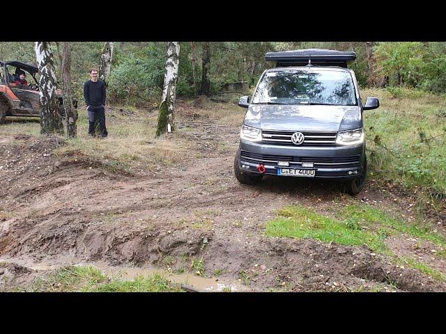 VW T6 4motion Diff Lock offroad im offroadpark Neiden beim Jimnyandfriend festival 2020