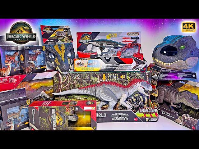 INSANE Jurassic World Rebirth Toys Unboxing! Real Feel Indominus Rex, Lab Lockdown T-Rex, Troodon