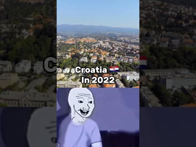 Croatia in 2022 vs 1991 #nowar #stopwar #war #shorts #croatia #yugoslavia