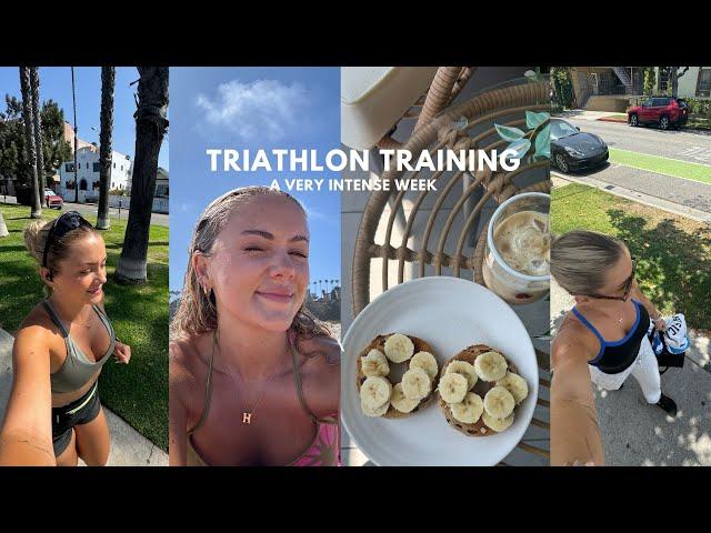 TRIATHLON TRAINING | peak week !! How I'm eating and training one week out !!