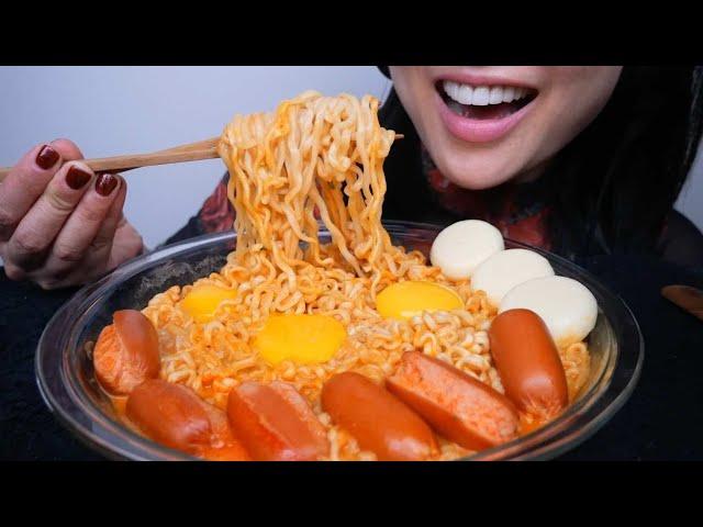 SPICY NOODLES STEW TYPE (ASMR EATING SOUNDS) NO TALKING | SAS-ASMR