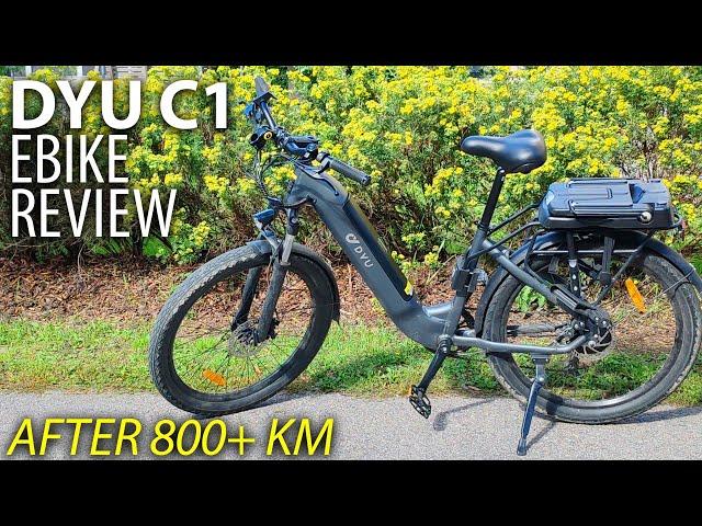 Ebike DYU C1 Review after 800+km