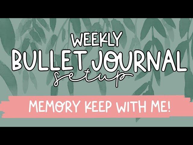  LIVE PLAN WITH ME | Memory Keep AND Weekly Layout!