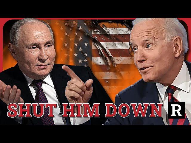 "I SHUT PUTIN DOWN!" Dems in Panic Mode over Biden's Mental COLLAPSE | Redacted with Clayton Morris