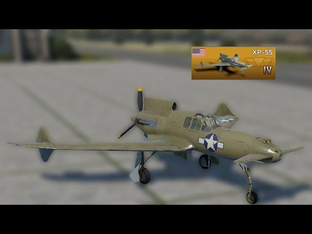 War Thunder Mobile | Aviation OBT: XP-55 gameplay