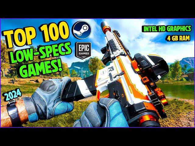 100 BEST PC Games to Play on Low End PC/Laptop - 2024 (4GB RAM, Intel HD Graphics)