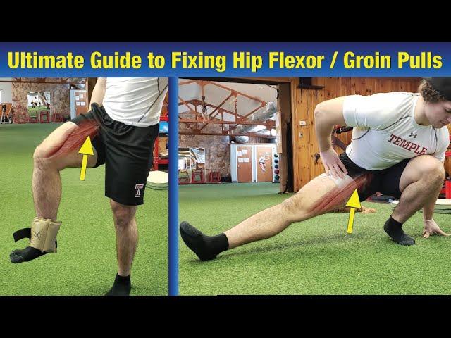 Ultimate Guide to Fix Hip Flexor Pulls (MIND BLOWING!) - Groin Strains & Hip Clicking, Popping